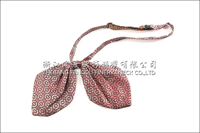 中國銀行 色織真絲領(lǐng)花