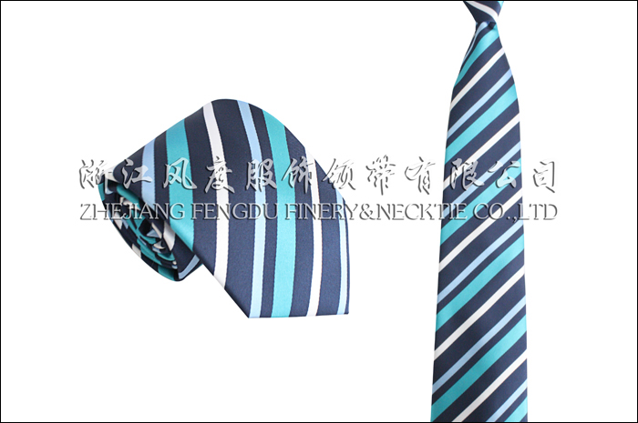 農行 色織滌絲領帶