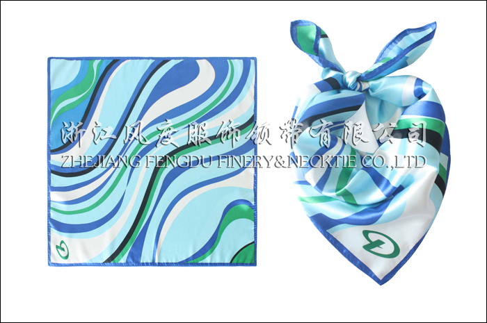 九州大地集團 仿絲小方巾 規(guī)格：53x53cm